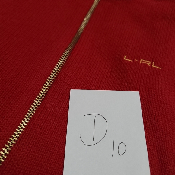 Lauren Ralph Lauren Red and Black Sweater - Picture 7 of 8